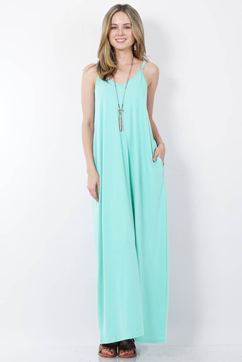 V-neck Cami Maxi Dress