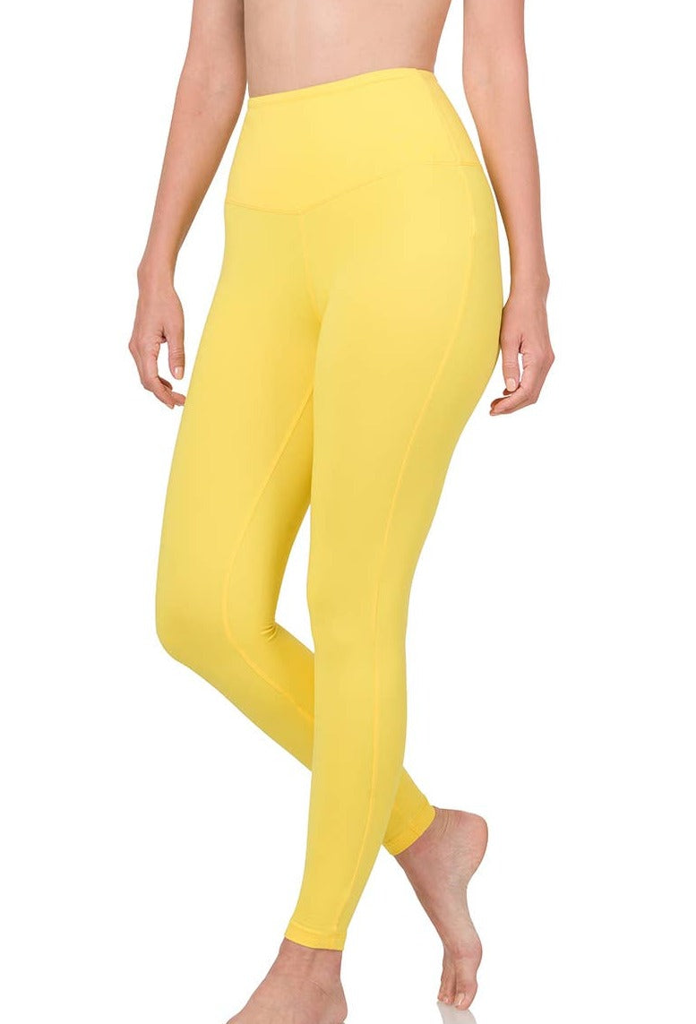 Premium Microfiber Wide Waistband Leggings