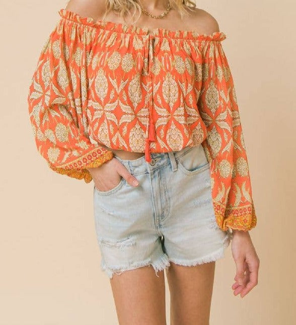Kayla Printed Top