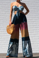 Cathy Tie Dye Knit Top and Pant Set
