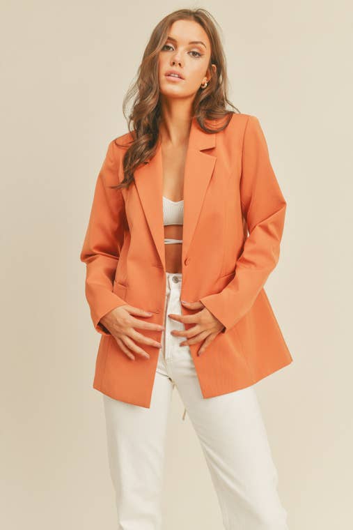 One Button Blazer