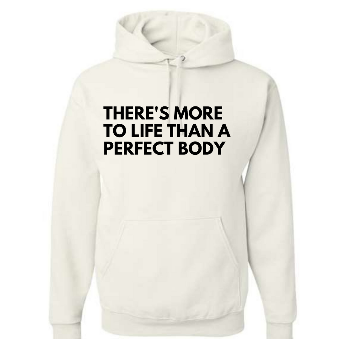 There's More To Life Unisex Hoodie - White