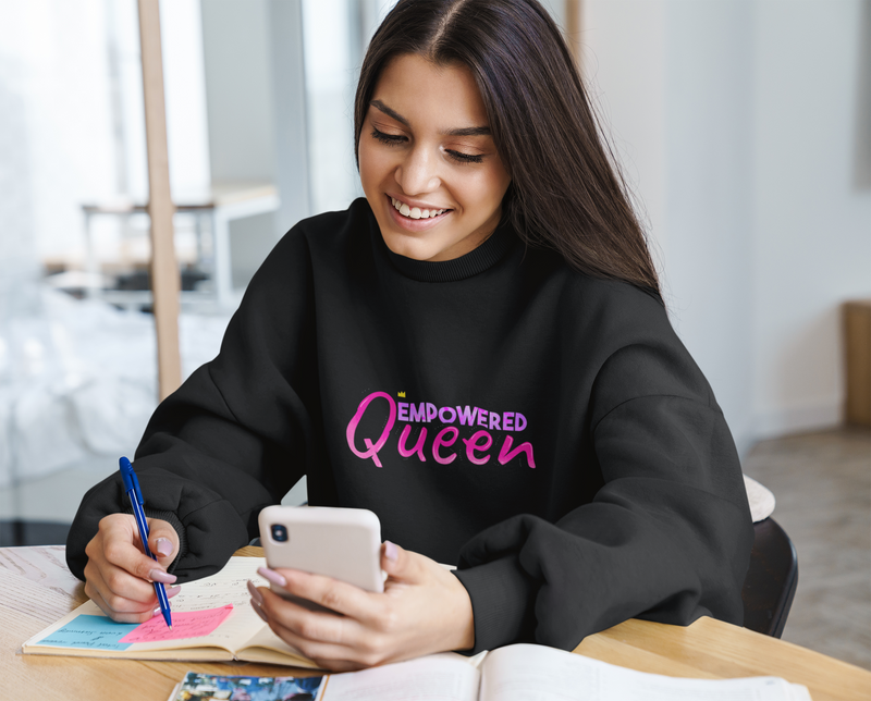 Empowered Queen Crewneck Sweatshirt